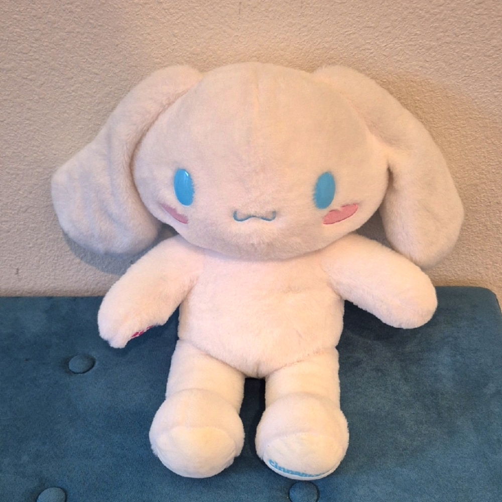 Build A Bear Cinnamorolll Plush 17" Sanrio 2023 White Plush Soft
